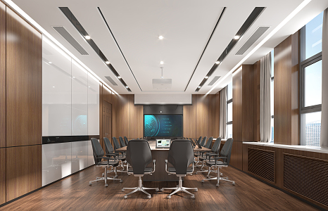 Modern Meeting Room Meeting Room Office 3d model