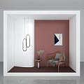 Modern Window Sofa Window 3d model