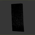 Curved Multicolored Brick Wall Architectural Design With Textured Surface And Reflection