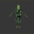Warrior Samurai Soldier Guard Assassin Killer Ancient Soldier Ancient Assassin Killer 3d model