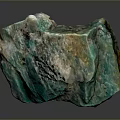 Natural Turquoise Raw Stone Showing Green Yellow Rough Surface Texture