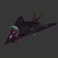 Modern Fighter Stealth Fighter Stealth Bomber Fighter 3d model