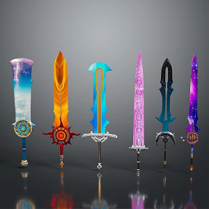 Dagger Sword Knife Bayonet Pickknife Magic Dagger Magic Knife Wooden Knives for Protection Outdoor Knife 3d model