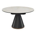 Modern Simple Light Luxury Dining Table Round Dining Table Marble Dining Table Table 3d model