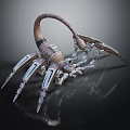 Futuristic Mechanical Scorpion Design With Cybernetic Legs And Metallic Exoskeleton