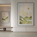 modern decorative painting 3d model