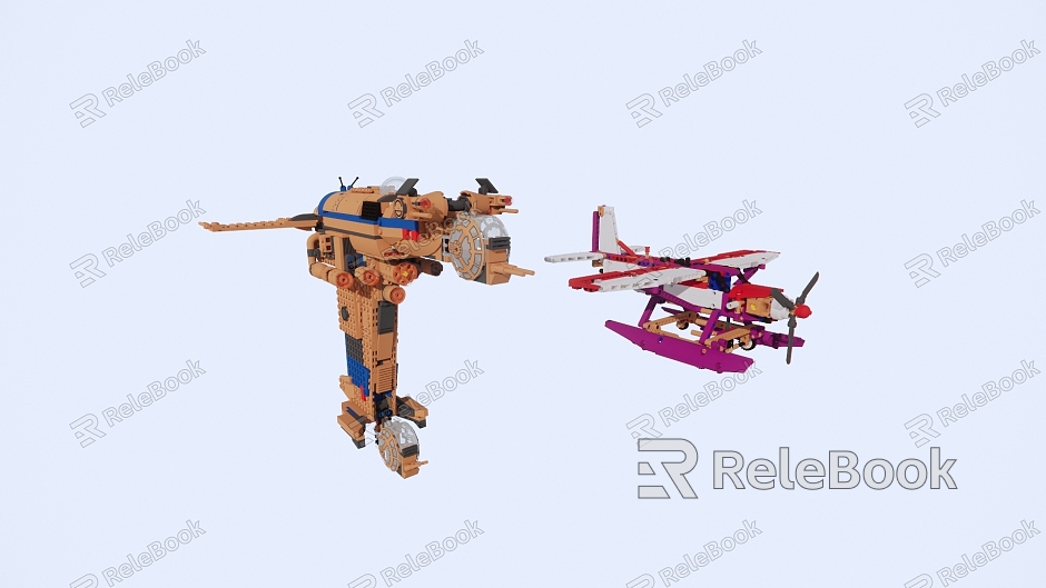 Lego toy plane model