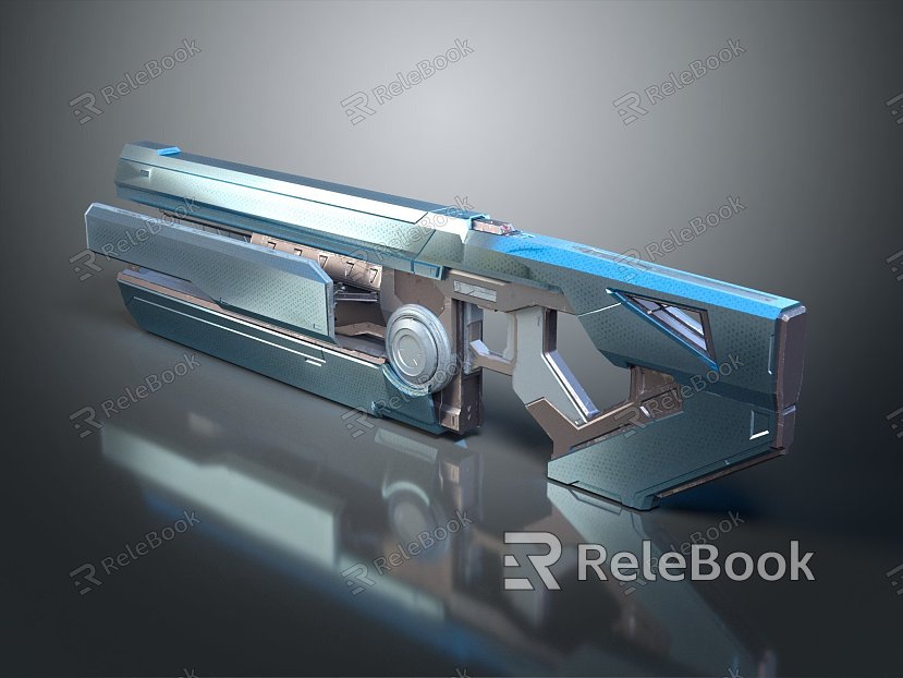 Modern Sci-Fi Gun Sci-Fi Firearms Sci-Fi Game Gun Games Firearms Game Gun model