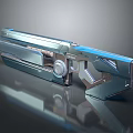 Modern Sci-Fi Gun Sci-Firearms Sci-Fi Game Gun Games Firearms Game Gun 3d model