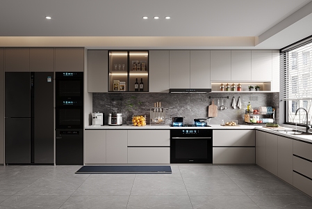 Modern Kitchen 3d model