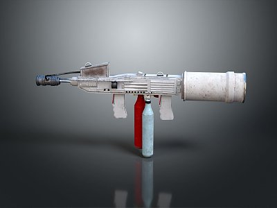 Flame Thrower Flame Gun Homemade Weapon Flamethrower Flame Gun Modern Weapon Hot Weapon Hot Weapon model