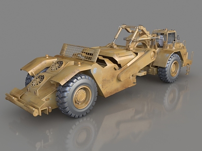 Military Chariot Engineering Vehicle Engineering Machine model