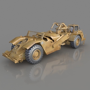 Military Chariot Engineering Vehicle Engineering Machine 3d model