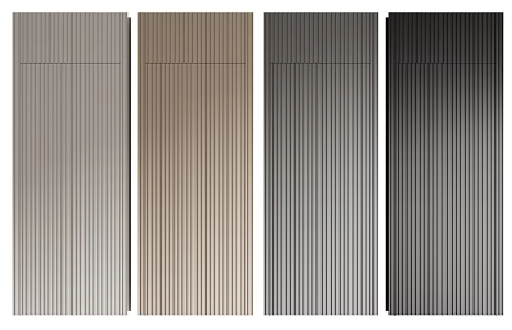 Modern invisible door grilles 3d model