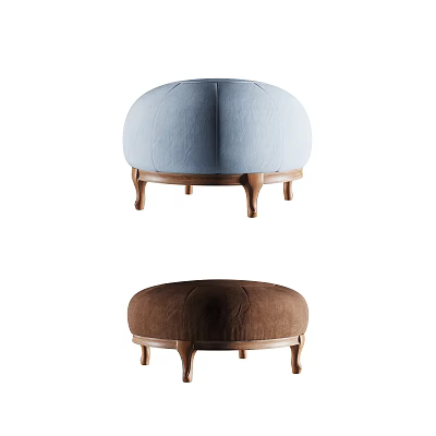 Post-modern sofa stool single sofa 3d model Post-modern sofa stool single sofa 3d model
