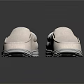 Soft Light Pink Slip On Fabric Shoes For Casual Comfortable Indoor Daily Wear