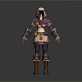 Knight Heroine Ancient Warrior Heroine Paladin Ancient Heroine Knight Heroes Ancient Warrior 3d model