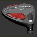 High Quality BERTHA Mini Golf Driver with Silver Red Black Design for Professional Golfers