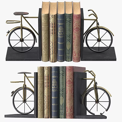 Retro Other Book End Decoration 3d model