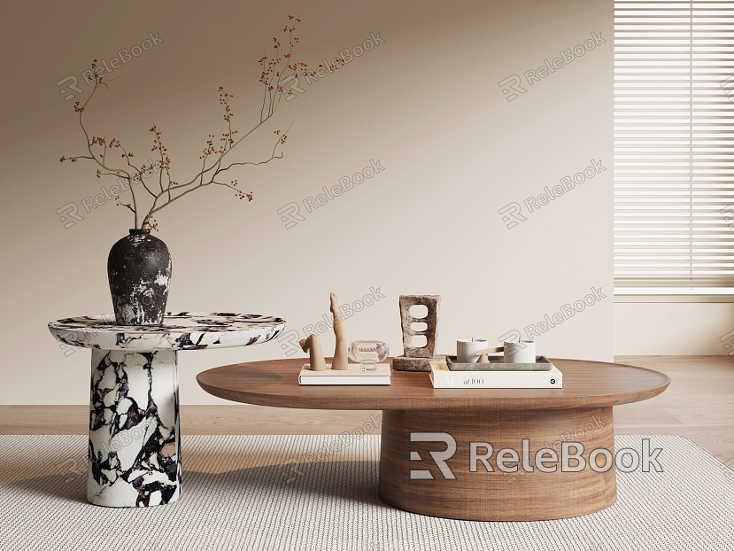 Middle Ancient Style Coffee Table model