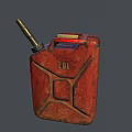Durable Red Industrial 20L Jerry Can With Metal Spout For Fuel Storage