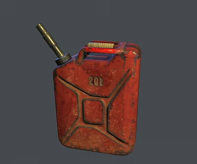 Modern Gasoline Drum Jedi Survival 3d model