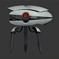 Robot Assistant Small Robot Butler 3d model