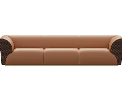 Modern Three-seat Sofa Three-seat Sofa 3d model
