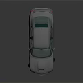 Gray Sporty Sedan With Sleek Design Black Wheels And Front Grille Reflection