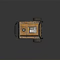 Yellow Black RP3500 Generator With Portable Design And Wheels For Power Supply