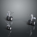 Aircraft tire aircraft wheel tire wheel hub new tire car outer tire car wheel hub car tire 3d model