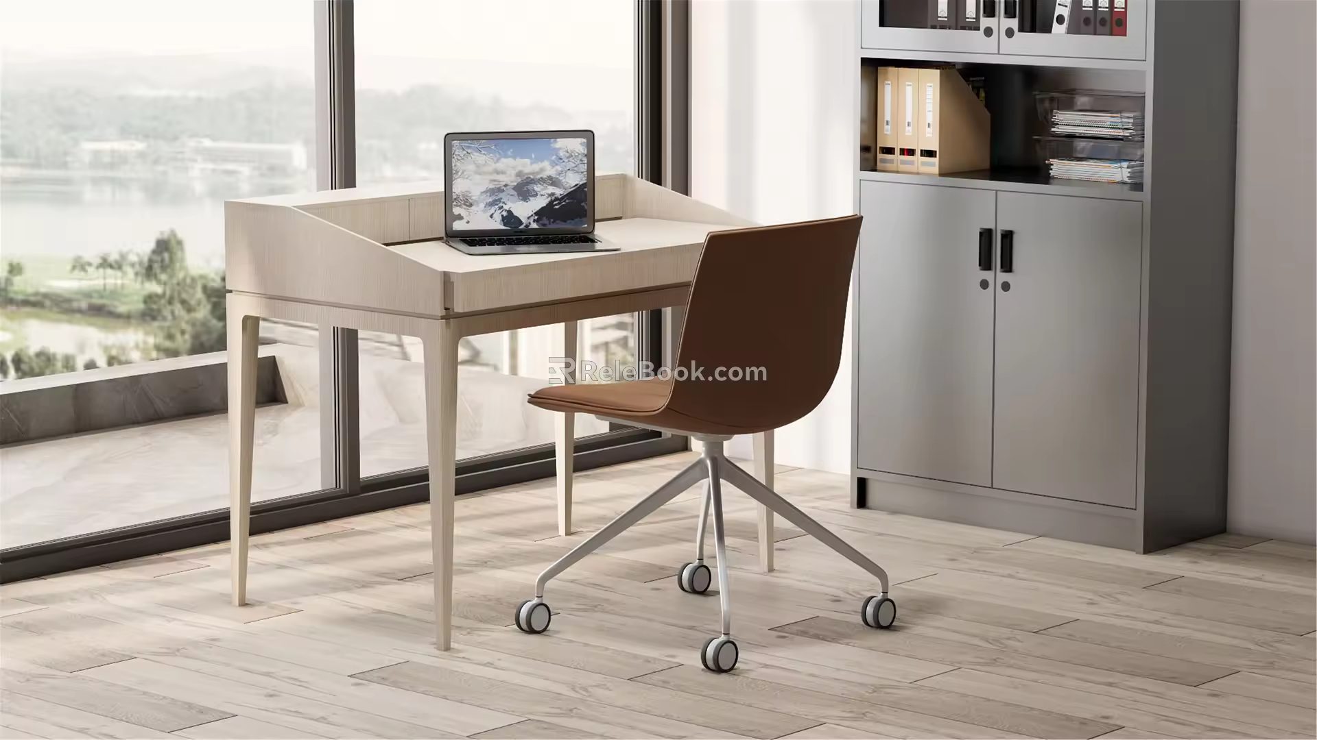 Modern desks and chairs desks and chairs 3d model