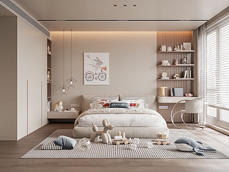 Modern Children's Room 3d model