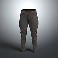Stylish Dark Gray Casual Pants With Classic Pockets And Comfortable Fit