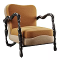 Fine Art Single Sofa 3d model