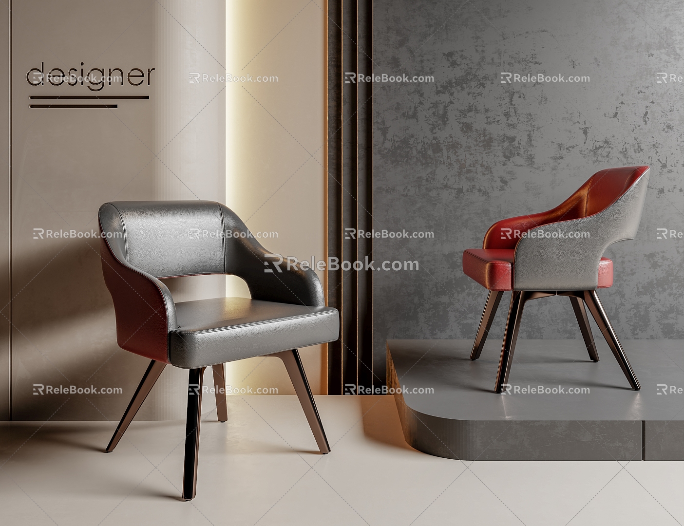 Modern Dining Chair 3d model