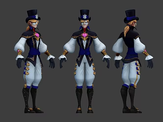 Pirate Magician 3d model