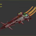 Modern fighter sci-fighter sci-fighter space fighter 3d model