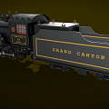 Industrial LOFT Train Cartoon Train 3d model