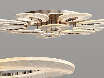 Modern Ceiling Lamp Metal Glass Ceiling Lamp 3d model