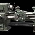 Machine Tool Lathe Industrial Machine Tool 3d model