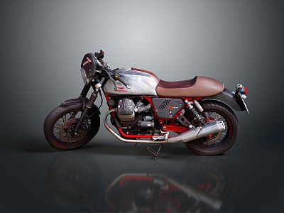 Motorcycle Two-wheeled Motorcycle Cross-country Motorcycle Road Race Motorcycle Motor Vehicle Transport 3d model