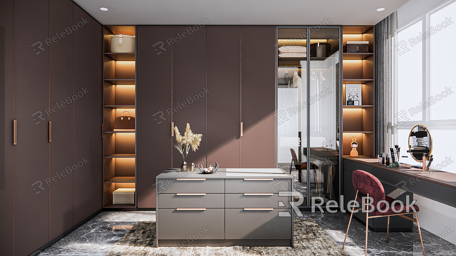 Light Luxury Cloakroom model