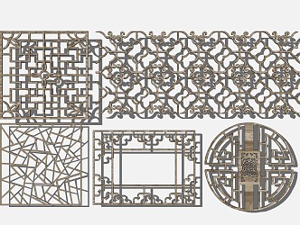 flower-cut window 3d model