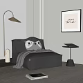 Modern Lazy Sofa 3d model