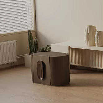 Modern bedside table 3d model