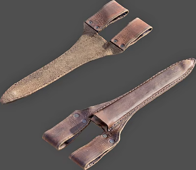 Modern Bag Bronze Sword Dagger Weapon 3d model