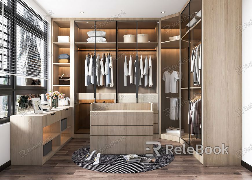 Modern Cloakroom Home Bedroom model