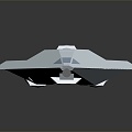 Modern Aircraft Space Plane Space Vehicle Science Fiction Plane 3d model