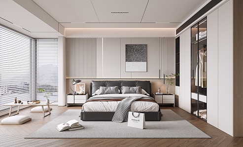 Modern Bedroom 3d model